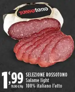 Rossotono Carrefour Salame light Rossotono offerta
