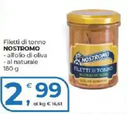 Alter Discount Filetti di tonno Nostromo offerta