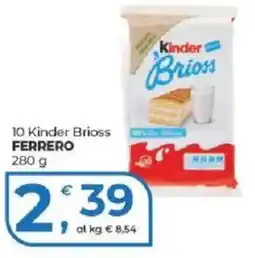 Alter Discount Kinder Brioss Ferrero offerta