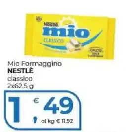 Alter Discount Mio Formaggino Nestlé classico offerta