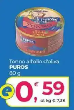 Alter Discount Tonno all'olio d'oliva Puros offerta