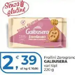Alter Discount Frollini Zerogranoc Galbusera offerta