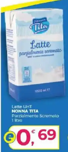 Alter Discount Latte UHT Nonna Tita Parzialmente Scremato offerta