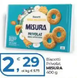 Alter Discount Biscotti Privolat Misura offerta