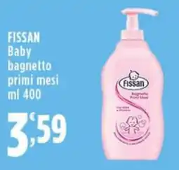 Rossotono Carrefour Fissan Baby bagnetto primi mesi offerta