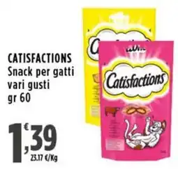 Rossotono Carrefour Catisfactions Snack per gatti offerta