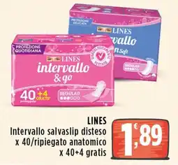 Rossotono Carrefour Lines intervallo & go offerta
