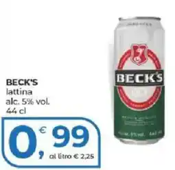 Alter Discount Beck's lattina offerta