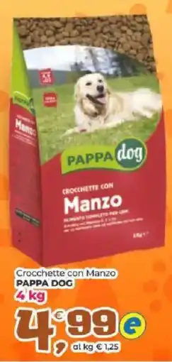 Alter Discount Crocchette con Manzo Pappa Dog offerta