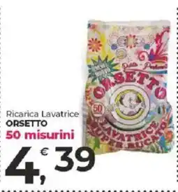 Alter Discount Ricarica Lavatrice Orsetto offerta