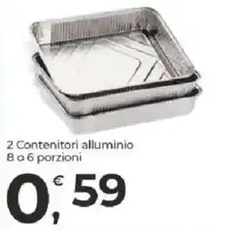 Alter Discount Contenitori alluminio offerta