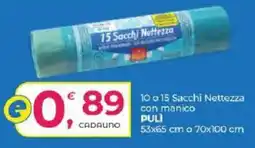Alter Discount Sacchi Nettetza con manico PULI offerta