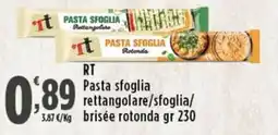Rossotono Carrefour Pasta sfoglia offerta