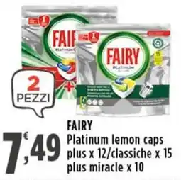 Rossotono Carrefour Fairy platinum lemon caps offerta