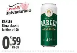 Rossotono Carrefour Barley Birra classic offerta