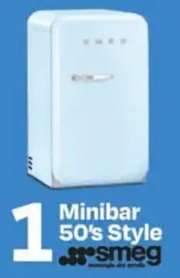 Rossotono Carrefour Minibar 50's Style Smeg offerta