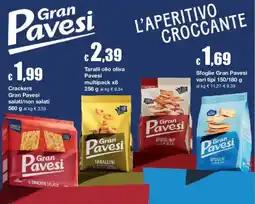 Sì con te Superstore Crackers Gran Pavesi salati/non salati offerta