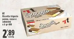 Rossotono Carrefour Biscotto trigusto offerta