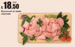 Sì con te Superstore Bocconcini di vitello nazionale offerta
