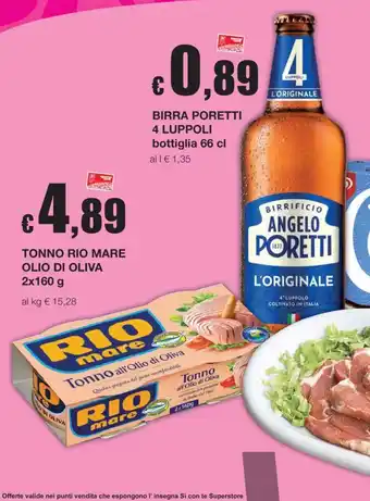 Sì con te Superstore Birra Poretti 4 Luppoli offerta