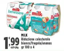 Rossotono Carrefour Milk benessere offerta