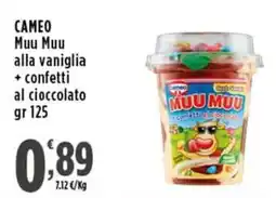 Rossotono Carrefour Cameo Muu Muu alla vaniglia offerta