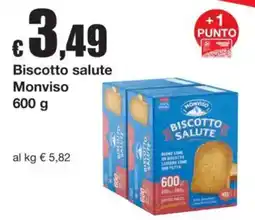 Sì con te Superstore Biscotto salute Monviso offerta