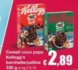 Sì con te Superstore Cereali coco pops Kellogg's offerta