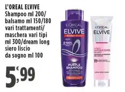 Rossotono Carrefour L'Oréal Elvive Purple Shampoo offerta