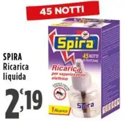Rossotono Carrefour Spira Ricarica liquida offerta