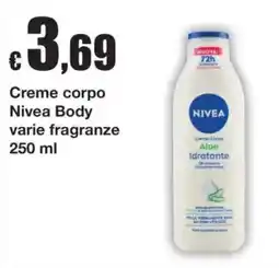 Sì con te Superstore Creme corpo Nivea Body offerta