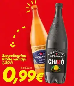 Iper Super Conveniente Sanpellegrino Bibite vari tipi offerta