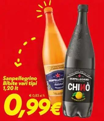 Iper Super Conveniente Sanpellegrino Bibite vari tipi offerta