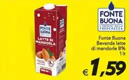 Iper Super Conveniente Fonte Buona Latte di mandorla offerta