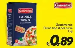 Iper Super Conveniente Gustomanno Farina tipo 0 per pizza offerta