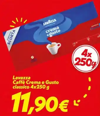 Iper Super Conveniente Lavazza Caffè Crema e Gusto classico offerta