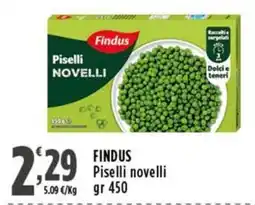 Rossotono Carrefour Findus Piselli novelli offerta
