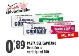 Rossotono Carrefour Pasta del Capitano Dentifricio offerta
