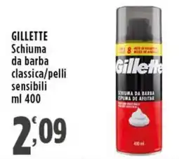 Rossotono Carrefour Gillette Schiuma da barba classica offerta