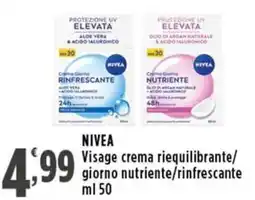 Rossotono Carrefour NIVEA Visage crema riequilibrante/giorno nutriente/rinfrescante offerta