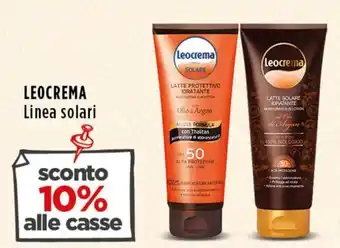 Rossotono Carrefour Leocrema Linea solari offerta