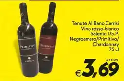 Iper Super Conveniente Tenute Al Bano Carrisi Vino rosso-bianco offerta