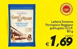 Iper Super Conveniente Latteria Soresina Parmigiano Reggiano grattugiato D.O.P. offerta