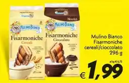 Iper Super Conveniente Mulino Bianco Fisarmoniche cereali/cioccolato offerta