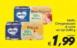 Iper Super Conveniente Mellin Omogeneizzati di carne offerta