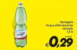 Iper Super Conveniente Santagata Acqua effervescente naturale offerta