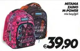 Iper Super Conveniente Mitama zaino M-Power offerta