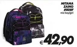 Iper Super Conveniente Mitama zaino #BDBF mix boy/girl offerta