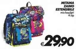 Iper Super Conveniente Mitama zaino estensibile offerta