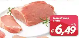 Iper Super Conveniente Lonza di suino offerta